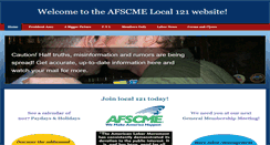 Desktop Screenshot of afscmelocal121.org